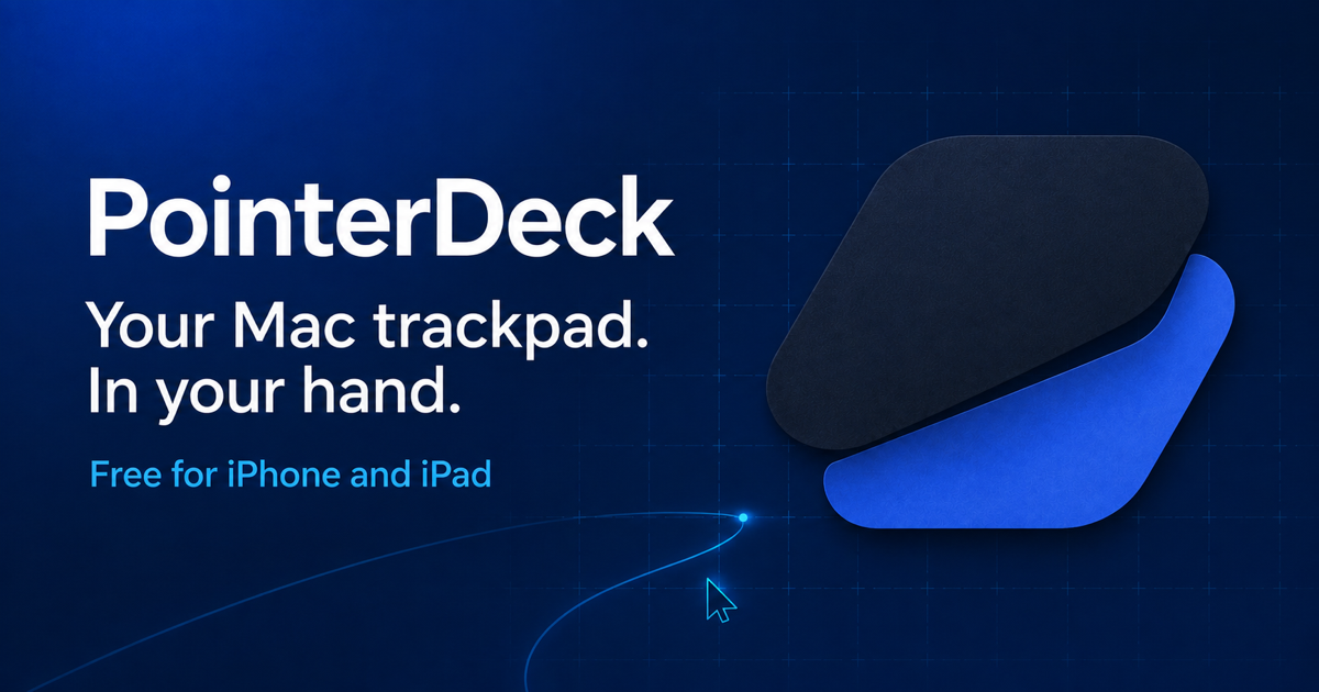 [Project] - Apple asked me to prove my iPad trackpad app worked on real devices